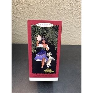 Hallmark Keepsake Ornament~Esmeralda And Djali~From The Hunchback Of‎ Notre Dame